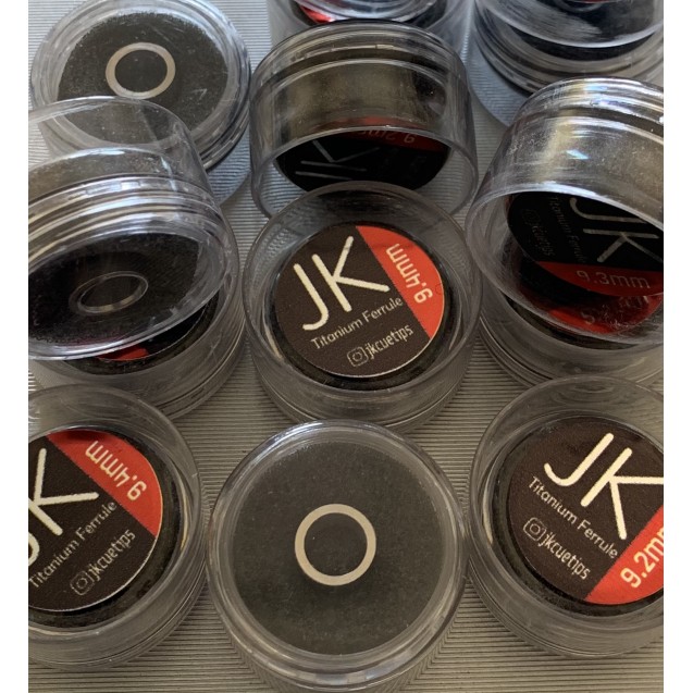 VIROLA DE TITÂNIO JK -  ↔️9,6MM / ↕️6,3MM / ○ 7,0MM