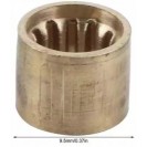 VIROLA DE BRONZE PARA TACO DE SINUCA  ↔️ 9,5MM / ↕️ 7,5MM / ○ 6,5MM