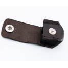 PROTETOR DE GIZ EM COURO PRETO