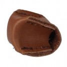 PROTETOR DE GIZ EM COURO MARROM