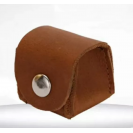 PROTETOR DE GIZ EM COURO MARROM