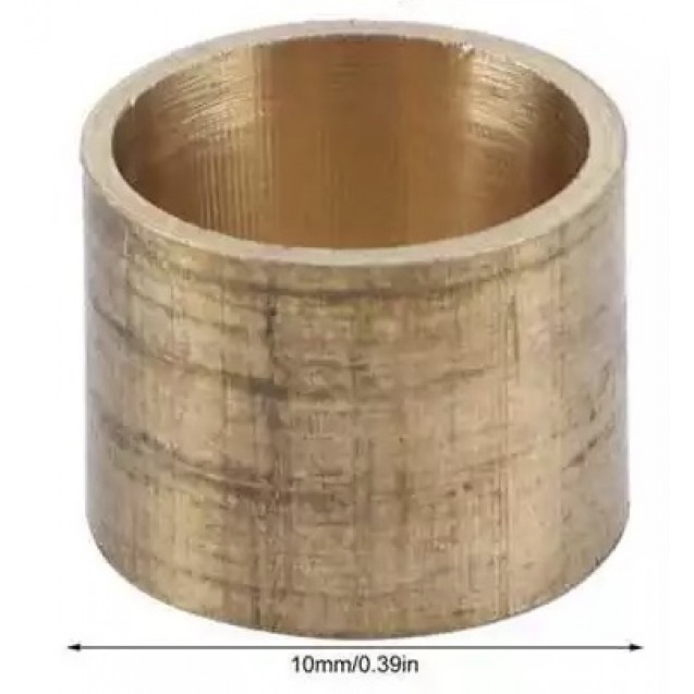 VIROLA DE BRONZE PARA TACO DE SINUCA  ↔️ 10,0MM / ↕️7,6MM / ○ 8,0MM