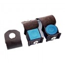 PROTETOR DE GIZ EM COURO PRETO