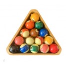 TRIÂNGULO DE MADEIRA PARA BOLAS 57,0MM / 54,0MM