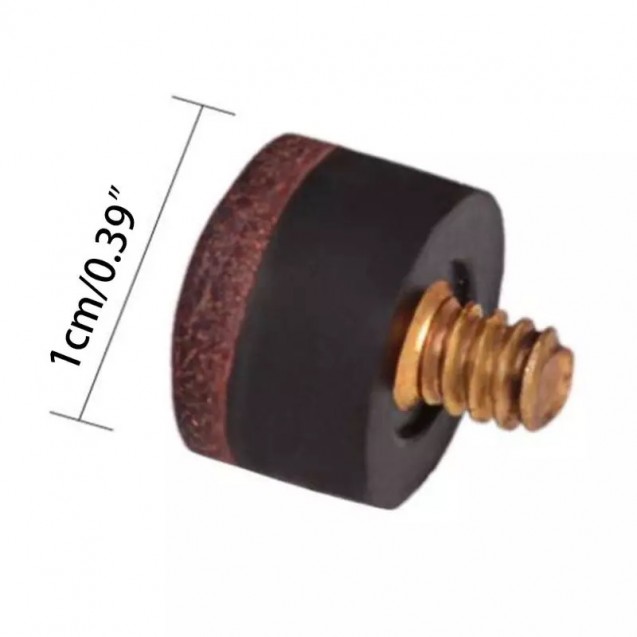 SOLA DE COURO COM VIROLA DE ROSCA 11,0MM