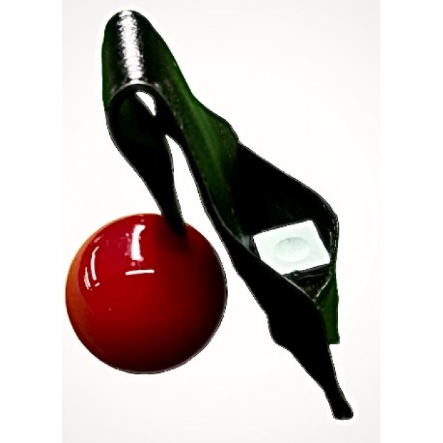 SUPORTE DE GIZ EM COURO ECOLÓGICO PRETO