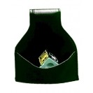 SUPORTE DE GIZ EM COURO ECOLÓGICO PRETO