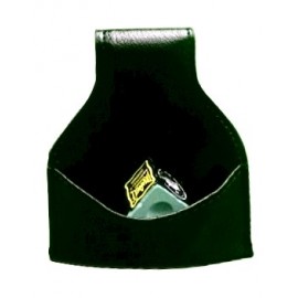 SUPORTE DE GIZ EM COURO ECOLÓGICO PRETO