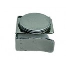 PORTA GIZ MAGNÉTICO DE CHAPA DE AÇO ESCOVADO PREDATOR