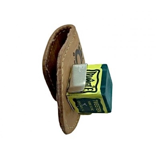 PORTA GIZ DE COURO MAGNÉTICO O'MIN