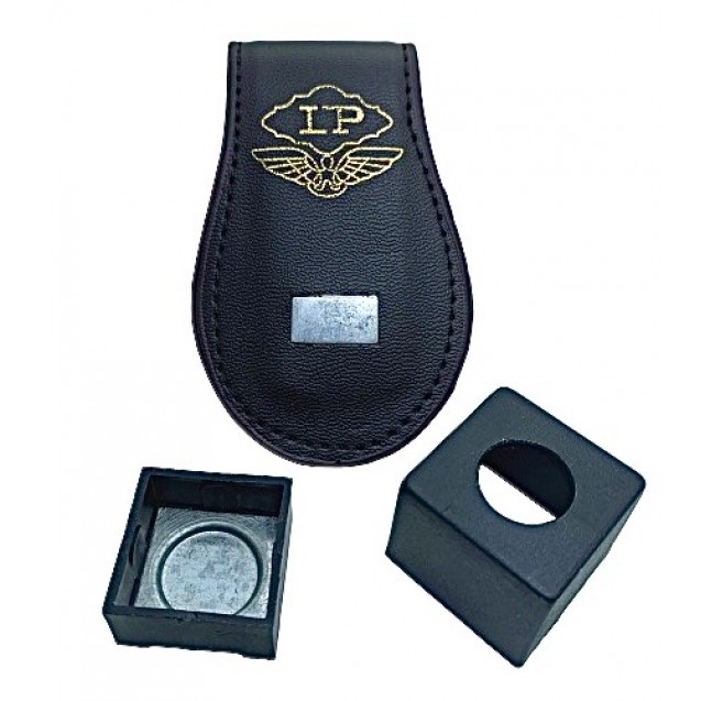 PORTA GIZ DE COURO MAGNÉTICO LP