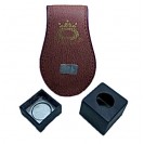 PORTA GIZ DE COURO MAGNÉTICO O'MIN