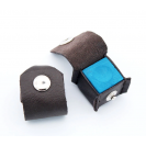 PROTETOR DE GIZ EM COURO PRETO