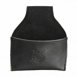 SUPORTE DE GIZ EM COURO O’MIN - PRETO