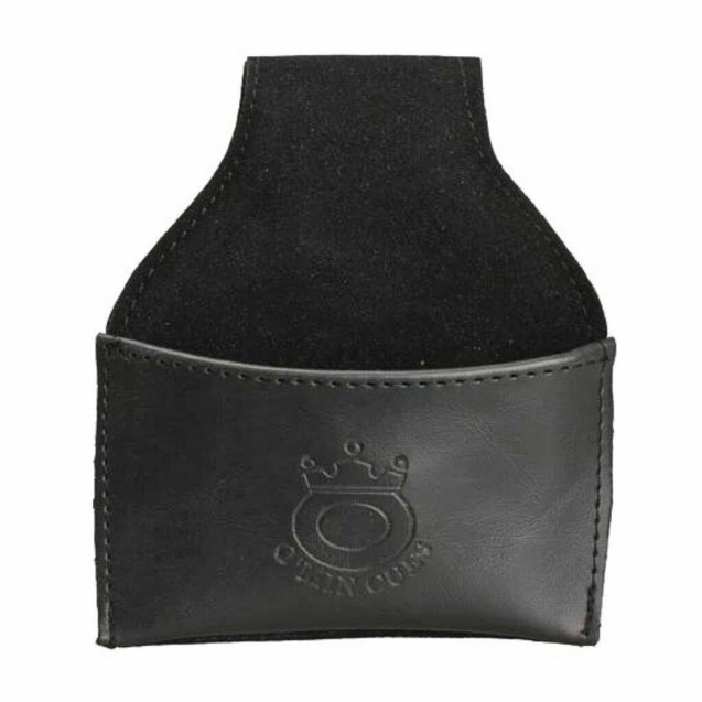 SUPORTE DE GIZ EM COURO O’MIN - PRETO
