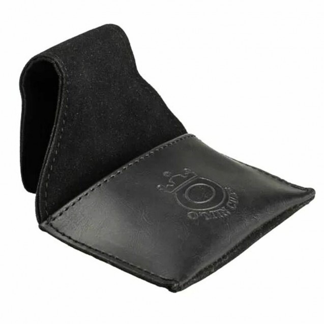 SUPORTE DE GIZ EM COURO O’MIN - PRETO