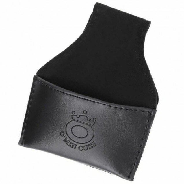 SUPORTE DE GIZ EM COURO O’MIN - PRETO