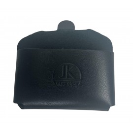 SUPORTE DE GIZ EM COURO JK - PRETO