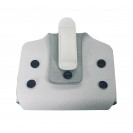 SUPORTE DE GIZ EM COURO JK - BRANCO