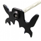 FANCHO MORCEGO DE PLASTICO PRETO PARA TACO DE SINUCA