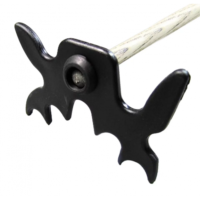 FANCHO MORCEGO DE PLASTICO PRETO PARA TACO DE SINUCA