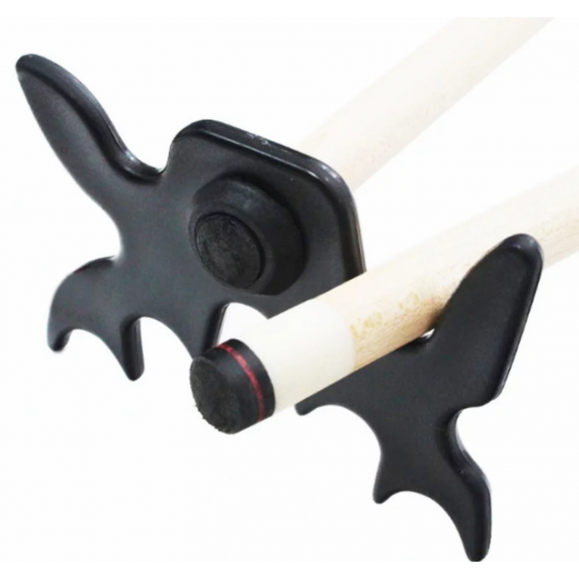 FANCHO MORCEGO DE PLASTICO PRETO PARA TACO DE SINUCA