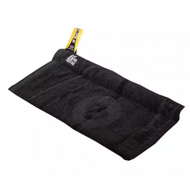 TOALHA BOLA 8 DE LUXO PARA TACO DE SINUCA