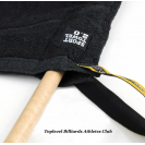 TOALHA BOLA 8 DE LUXO PARA TACO DE SINUCA