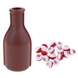 GARRAFA DE SORTEIO PARA JOGO DE BOLAS NUMERADAS