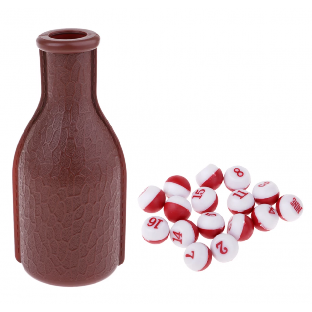 GARRAFA DE SORTEIO PARA JOGO DE BOLAS NUMERADAS